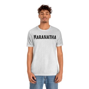 Maranatha Christliches T-Shirt Come Lord Jesus Tshirt Theologie Bibelwort Aramäisch T-Shirt Bild 8