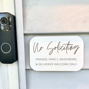 No Soliciting Sign, Do Not Knock or Ring the Doorbell, Sleeping Baby, Calligraphy No Soliciting Sign, Packages, Deliveries, Delivery Sign