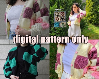Darling Cardigan DIGITAL CROCHET PATTERN