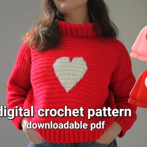 Maelle 2 in 1 Pullover Set DIGITALE HÄKELANLEITUNG
