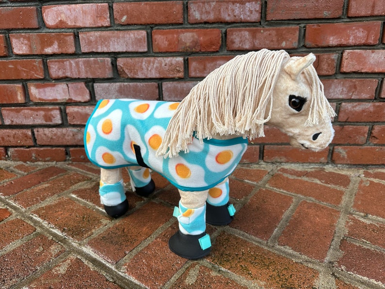 Stuffed Toy Horse Lemieux Accessory Set Bell Boots Leg Wraps Etsy