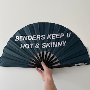 Benders Keep U Hot & Skinny -  Large Rave Fan UV Reflective