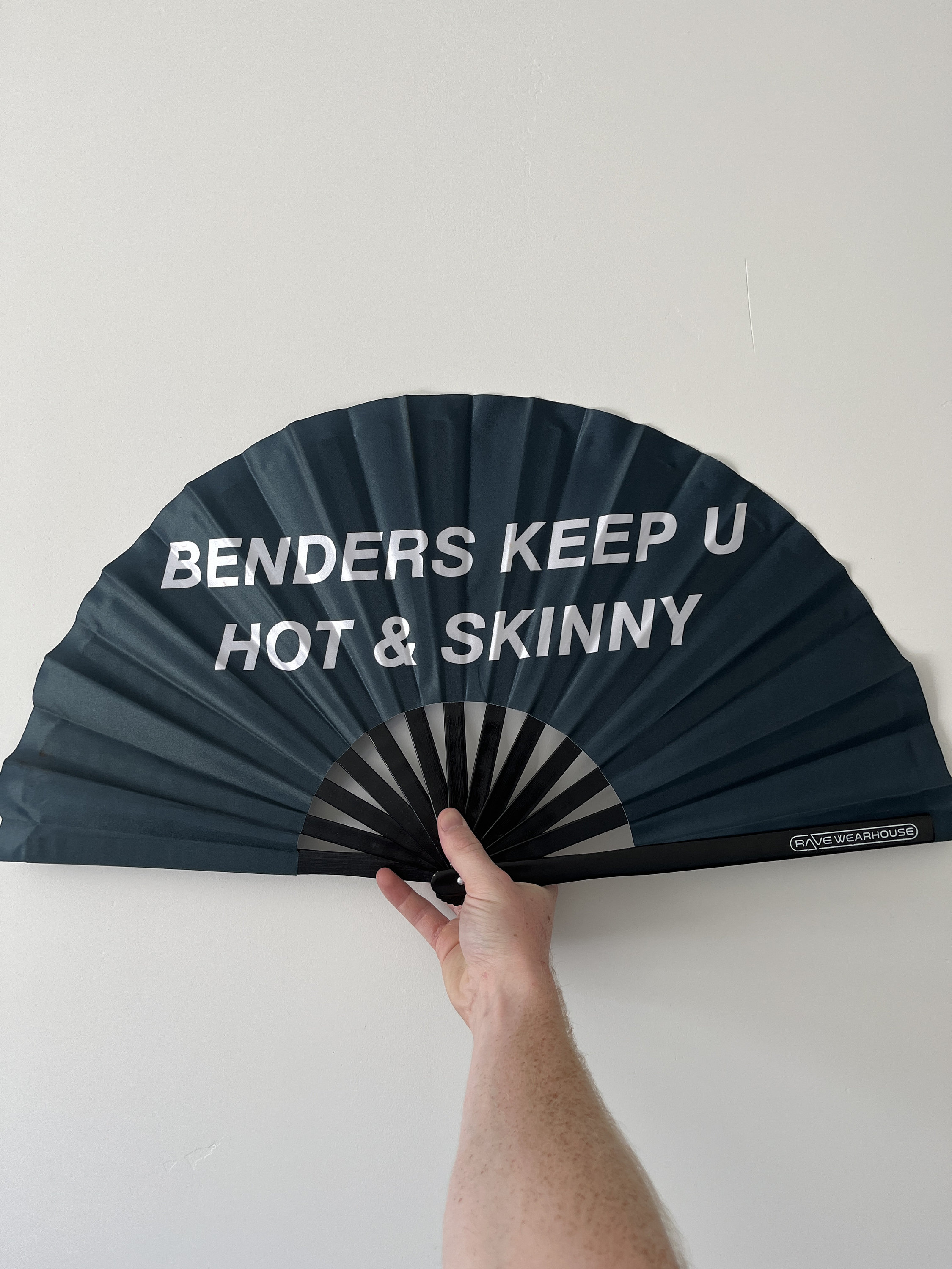  Show me your Tits hand fan foldable bamboo circuit hand fan  funny gag slang words expressions statement gifts Festival accessories Rave  handheld Circuit event fan Clack fans (Green) : Clothing, Shoes