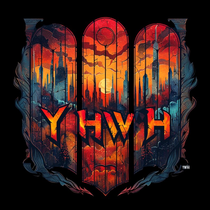 Yhwh Lettering 5-PNG Transparent Files You Will Love, Christian Sacred Name for God ...