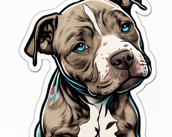 Pit bull Digital PNG file