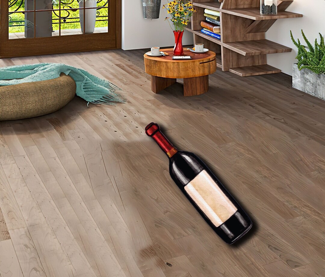 Wine Bottle Rug, Party Rug, Drinks Carpet, Modern Carpet, Bedroom, Non
