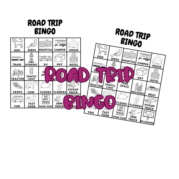 Car Bingo - Etsy