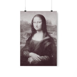 Unique Mona Lisa Art Wall Poster Home Decor