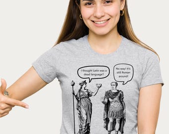 Gráfico de chiste latino divertido: Julio César, humor clásico (descarga digital PNG, SVG)