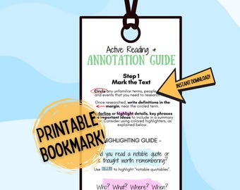 Lectura activa, Guía de anotaciones, Marcador con guía de resaltado, Desafío CC, Exposición CC, Resaltado de libros
