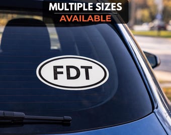 FDT Sticker | Subtiler Politischer Protest | Auto Aufkleber