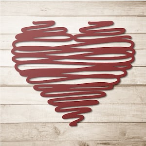 Metal Heart Wall Decor: Lovecore Indoor/Outdoor Sign