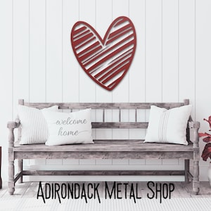Metal Heart Wall Decor: Lovecore Indoor/Outdoor Sign