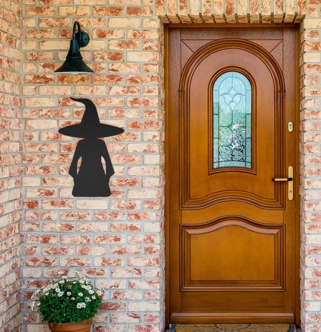 Gothic Withcy Decor Metal Lawn Witch Metal Witch Lawn Decoration Gothic ...