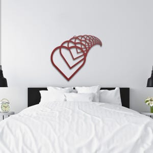 Metal Heart Sign: Indoor/Outdoor Patio Decor - Adirondack Metal Shop
