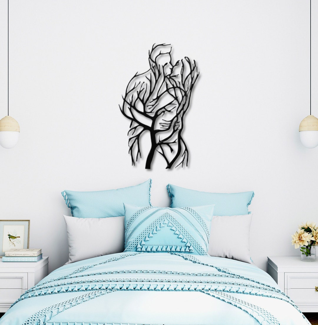 Sensual Bedroom Art Sexy Above the Bed Metal Sign, Bedroom Metal Art ...
