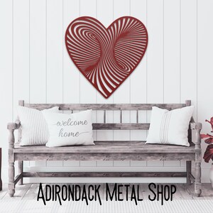 Metal Heart Wall Decor: Lovecore Indoor/Outdoor Sign