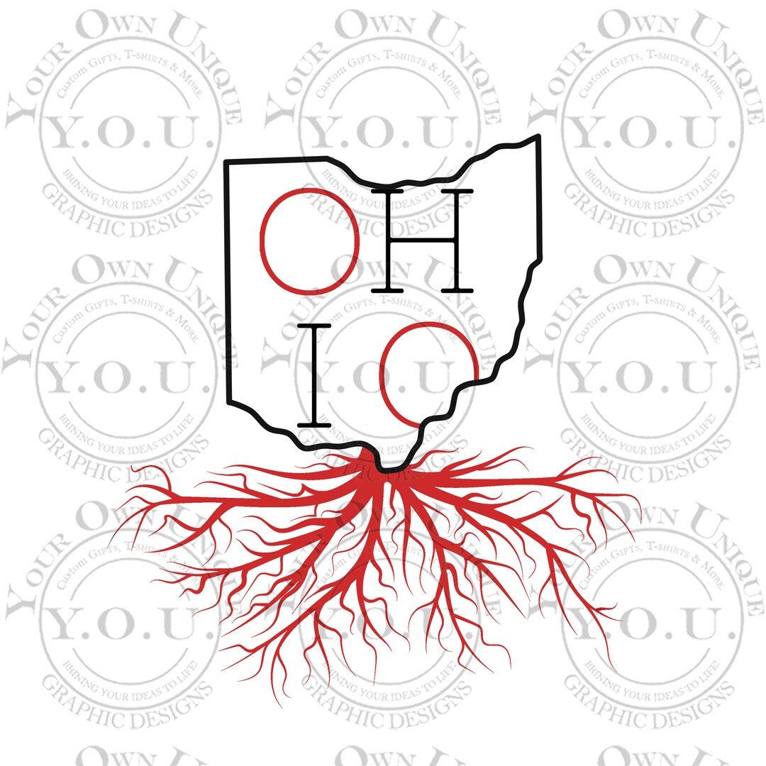 Ohio Roots Sticker Ohio Roots Graphic Design - Etsy