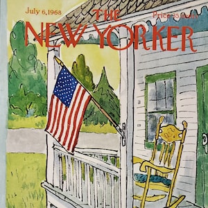 Vintage New Yorker magazine (Cover Only) July 6, 1968 William Steig cover art