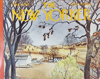 Vintage New Yorker magazine (Cover Only) March 18, 1967 Albert Hubbell cover art