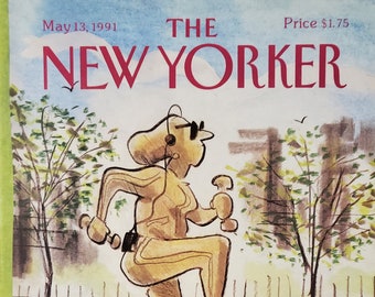 Vintage New Yorker magazine (Cover Only) May 13, 1991 Donald Reilly cover art