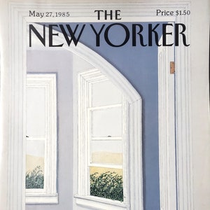 Vintage New Yorker magazine (Cover Only) May 27, 1985 Gretchen Dow Simpson cover art