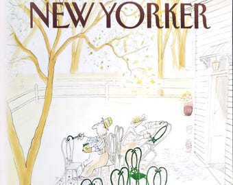 Vintage New Yorker magazine (Cover Only) May 20, 1985 JJ Sempe cover art