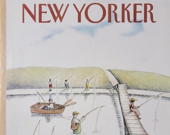 Vintage New Yorker magazine (Cover Only) August 2, 1982 Anne Burgess cover art
