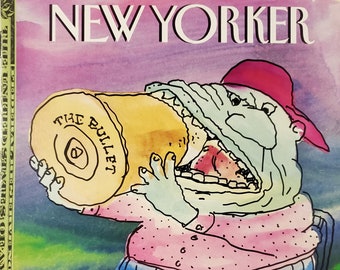 Vintage New Yorker magazine (Cover Only) April 19, 1993 George Booth cover art