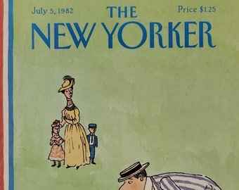 Vintage New Yorker magazine (Cover Only) July 5, 1982 William Steig cover art