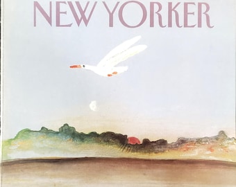 Vintage New Yorker magazine (Cover Only) October 7, 1985 Andre Francois cover art