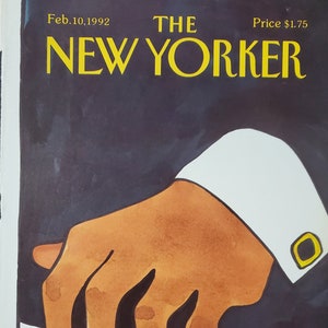 Vintage New Yorker magazine (Cover Only) February 10, 1992 David Reilly cover art