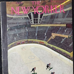 Vintage New Yorker magazine (Cover Only) January 18, 1936 Robert Day cover art