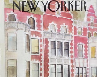 Vintage New Yorker magazine (Cover Only) June 17, 1985 Charles Saxon cover art