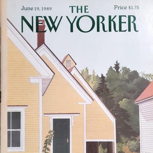 Vintage New Yorker magazine (Cover Only) June 19, 1989 Gretchen Dow Simpson cover art