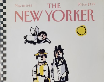 Vintage New Yorker Magazin (Cover Only) 18.Mai 1981 William Steig Cover Art