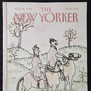 Vintage New Yorker magazine (Cover Only) May 28, 1984 William Steig cover art