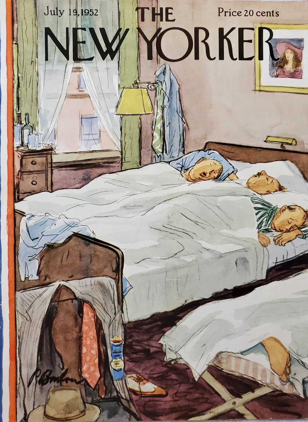 The New Yorker Magazine - 26 Janvier 1935 - Couverture Perry Barlow - Très Bon état