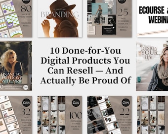 10 Resellable Digital Products to Start or Grow Your Business | Master Resell Rights Bundle | Launch Your Passive Income Empire