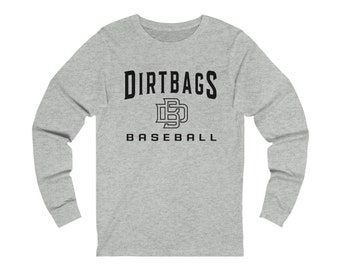 Dirtbags Long Sleeve Bella + Canvas T Shirt - Unisex Jersey Long Sleeve Tee