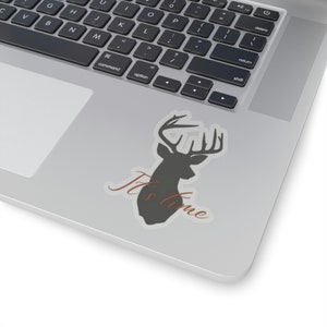 Etiqueta engomada de Buck, pegatina de ciervo, pegatina de caza, pegatina de Big Buck, pegatina de es hora, regalo para pegatina de cazador, temporada de ciervos, pegatinas de corte de beso