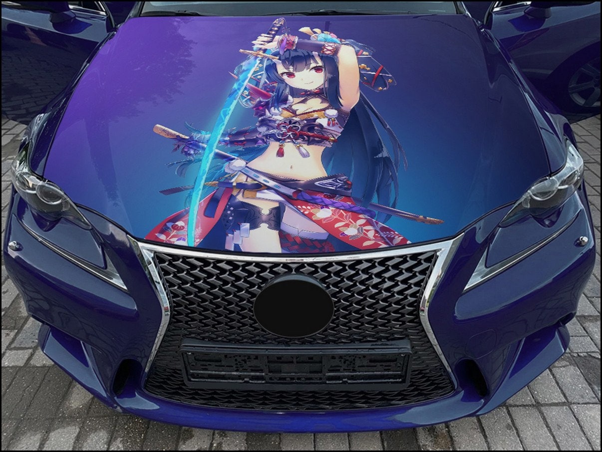 Zero Two Japanese Anime Vehicle Shine Theme Side Car Wrap Vinyl Wrap  Universal Size Sticker 