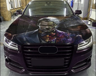Haubenverpackungs-Two-Face-Vinyl-Aufkleber-voller Farbbenutzerdefinierter Aufkleber passen jedes Auto