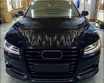 Haubenverpackung Venom Vinylaufkleber Vollfarbe Benutzerdefinierte Aufkleber passen auf jedes Auto