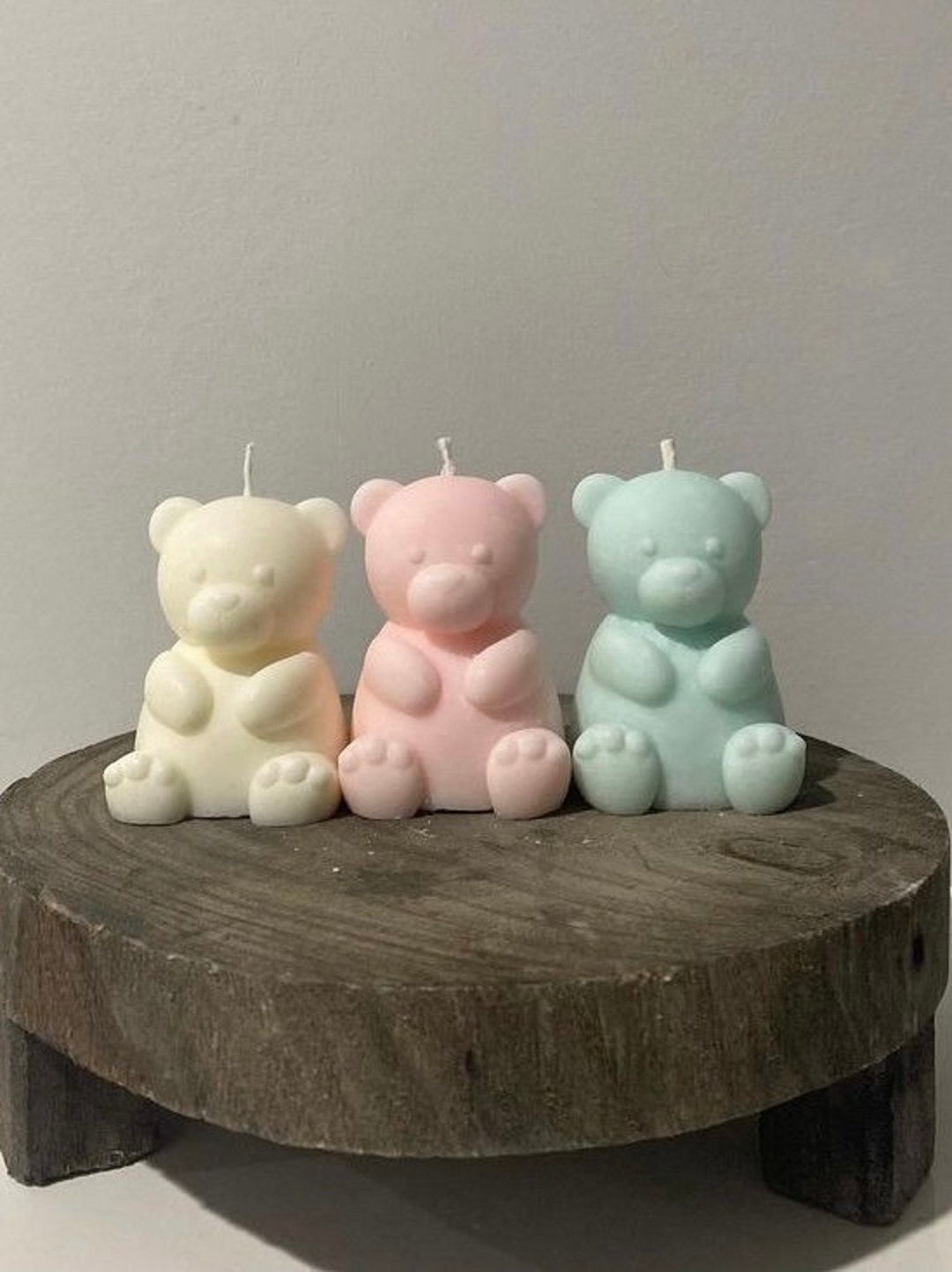 Teddy Bear Candle, 11 Oz, Royal Teddy Bear Candle, Vegan Soy Wax Candle,  Gift for Mom, Baby Shower Gift, Christmas Gift, Housewarming Gift 
