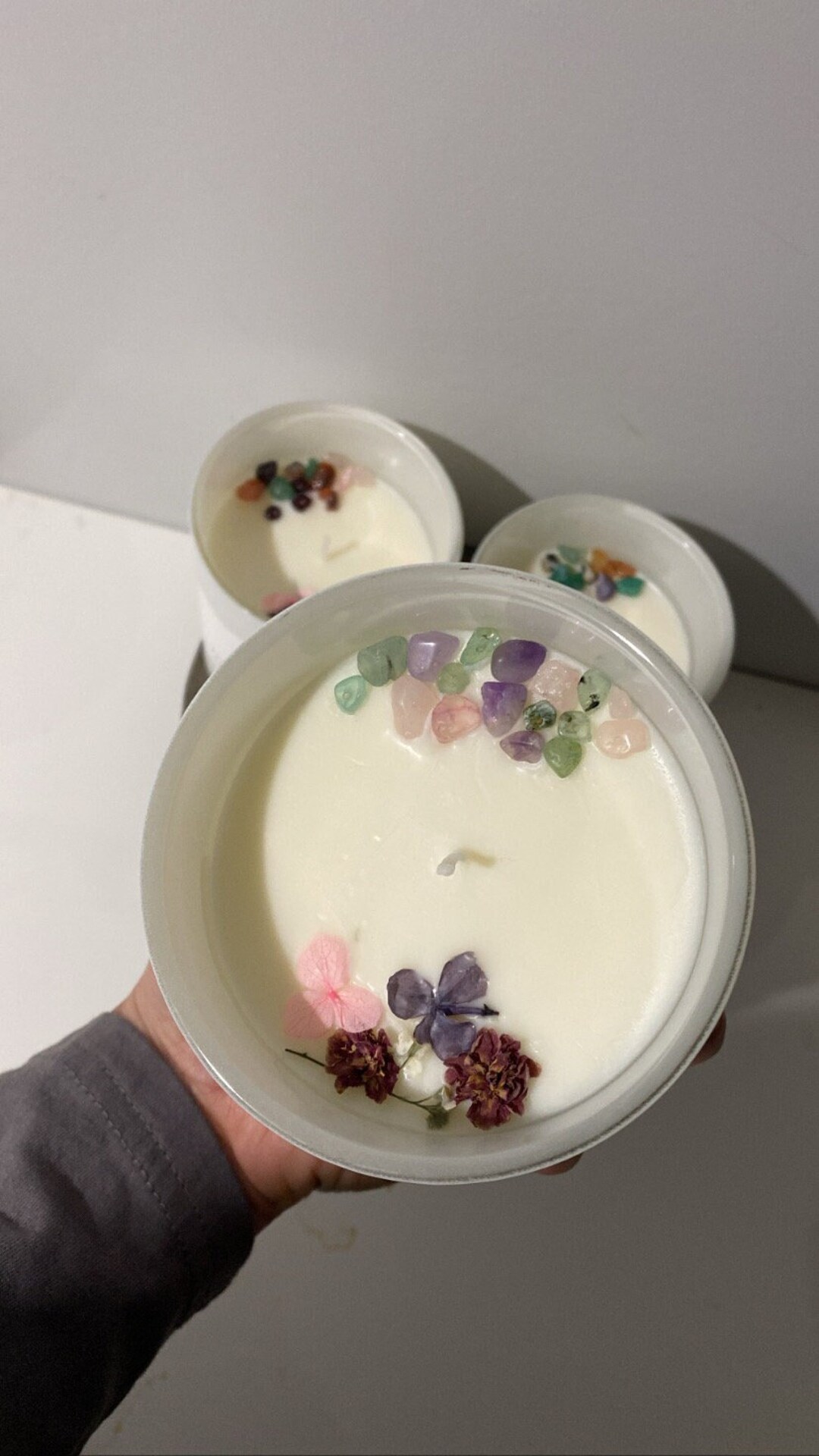 Angel Number Candles Gem Candles Crystal Candles Scented Etsy Canada