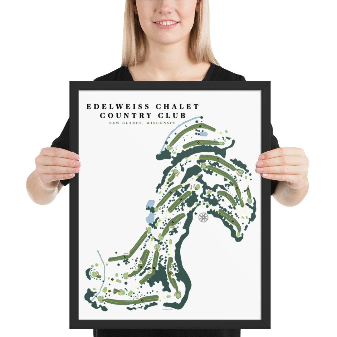 Edelweiss Chalet Country Club, New Glarus, Wisconsin, Framed Poster