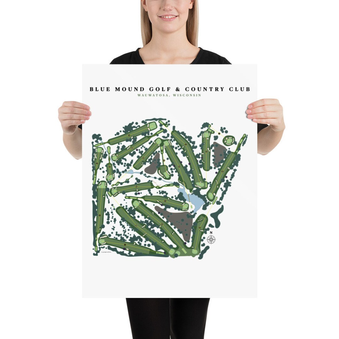 Blue Mound Golf & Country Club, Wauwatosa, Wisconsin, Poster Print Etsy