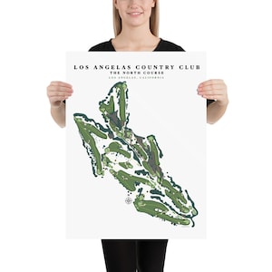 Los Angelas Country Club, The North Course, Los Angelas, California, Poster