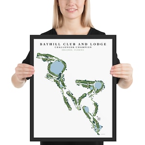 Bayhill Club and Lodge - Challenger/Champion, Orlando, Florida, Framed poster print